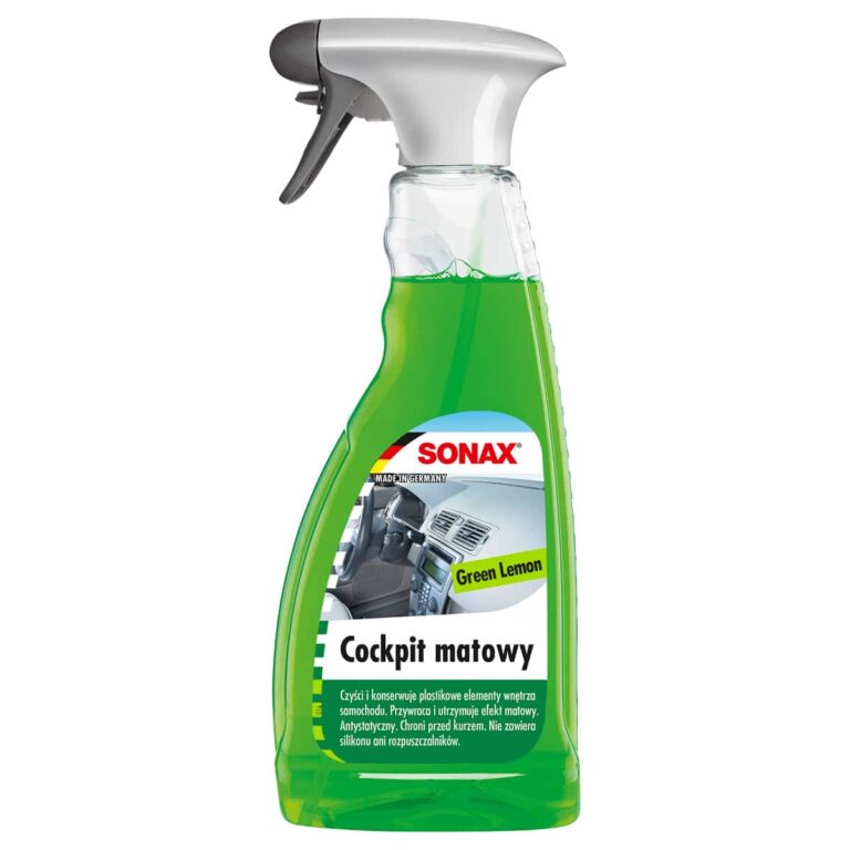 اسپری محافظ داشبورد و کاکپیت Sonax با رایحه لیمو برای تمیز و براق کردن سطح داخلی خودرو
