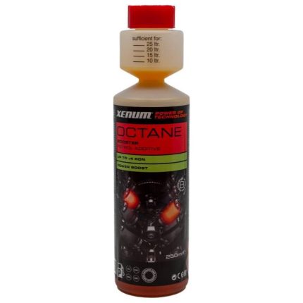 کتان بوستر زنوم پاوربوست 250 میلی‌لیتر مناسب برای افزایش اکتان بنزین و بهبود عملکرد موتور خودرو