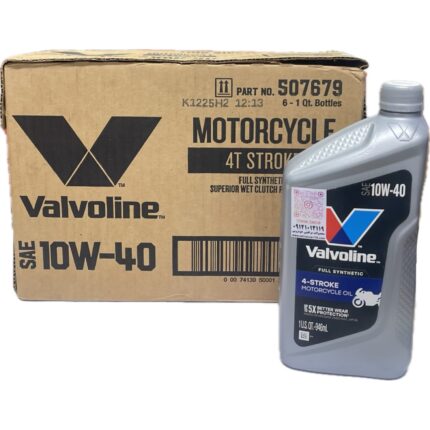 روغن موتور سیکلت Valvoline 10W-40 4T فول سنتتیک اصل آمریکا