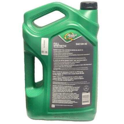 روغن موتور کوئیکر استیت 5W30 تمام سنتتیک Quaker State