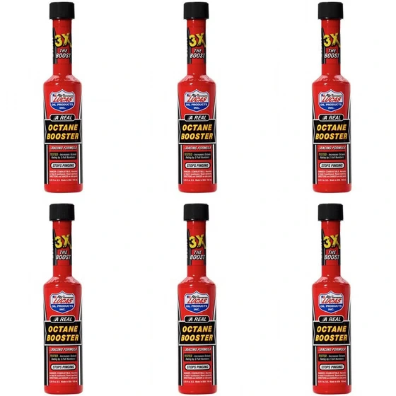 اکتان بوستر لوکاس مدل 3ThBoost حجم 155 میلی‌لیتر بسته 6 عددی مناسب افزایش عدد اکتان و بهبود عملکرد موتور