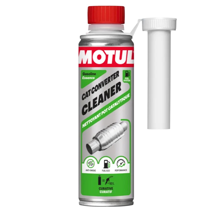 MOTUL CAT CONVERTER CLEANER 110520 تمیزکننده کاتالیزور موتور بنزینی موتول MOTUL CAT CONVERTER CLEANER 300ml کد 110520