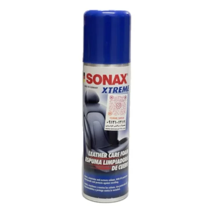 فوم چرم اکستریم سوناکس SONAX XTREME Leather Care Foam حجم 250 میلی‌لیتر
