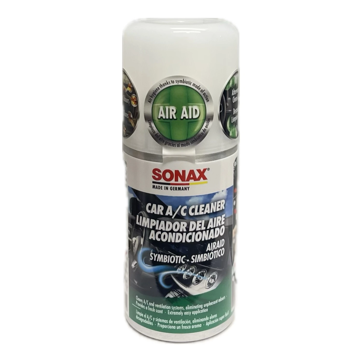 **اسپری تمیزکننده کولر خودرو سوناکس 100 میلیلیتر | SONAX Car A/C Cleaner** اسپری تمیزکننده کولر و سیستم تهویه خودرو سوناکس 100 میلیلیتر
