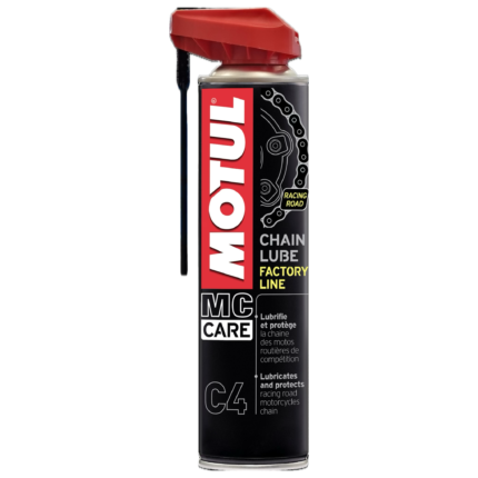 اسپری زنجیر موتورسیکلت Motul C4 Factory Line حجم ۴۰۰ میلی‌لیتر